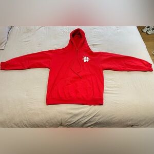Red Trader Joe’s Hoodie size L